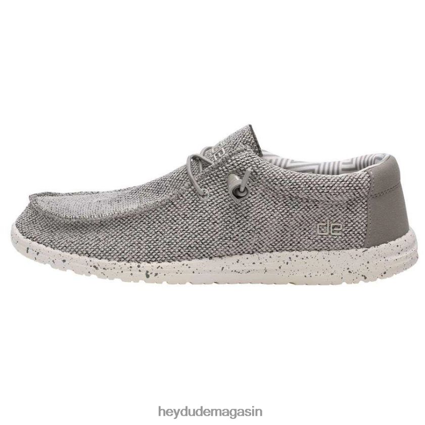 Hey Dude Hommes Wally Sox cendre chaussures DT40T4343